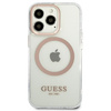 Guess GUHMP13XHTRMD iPhone 13 Pro Max6,7" złoty/gold hard case Metal Outline Magsafe