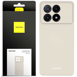Spacecase Etui Silicone Case Poco X6 Pro 5G bone