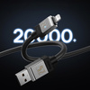 Baseus kabel CoolPlay USB - Lightning 2m 2,4A czarny