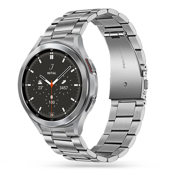 TECH-PROTECT STAINLESS ”2” SAMSUNG GALAXY WATCH 4 / 5 / 5 PRO / 6 / 7 / FE SILVER