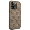 Guess GUHCP14XG4GFBR iPhone 14 Pro Max6,7" brązowy/brown hard case 4G Metal Gold Logo