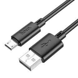 Kabel USB A do Micro USB Hoco 2,4A 1 m X88 czarny