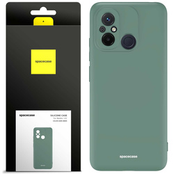 Spacecase Etui Silicone Case Redmi Redmi 12C dark green