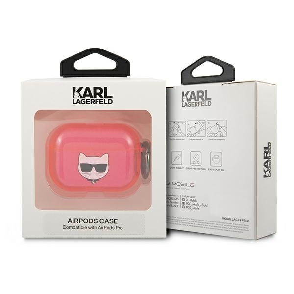 KARL LAGERFELD KLAPUCHFP AIRPODS PRO COVER PINK/PINK CHOUPETTE