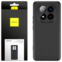 Spacecase Etui Silicone Case 3.0 Redmi Note 14 Pro+ 5G black