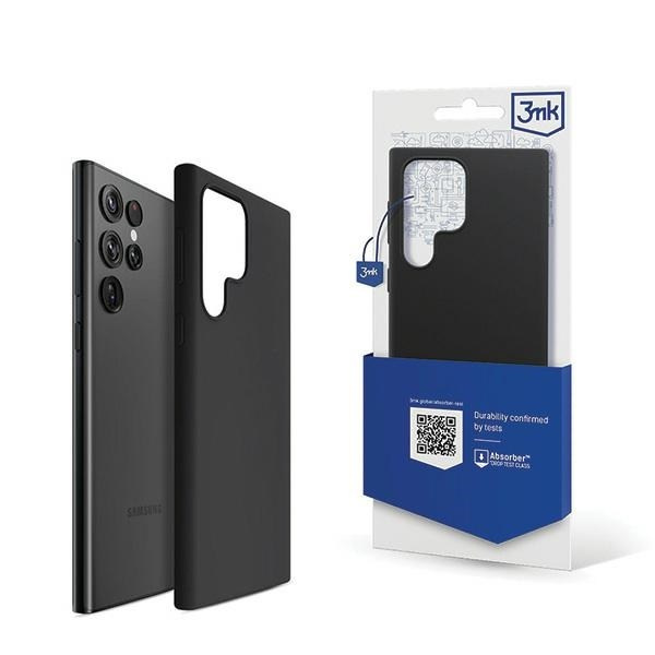 3mk Silicone Case for Samsung Galaxy S24 Ultra - black