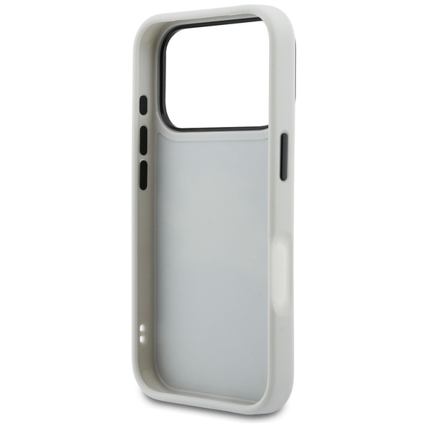 Etui Karl Lagerfeld IML Glitter KL       Diamond Logo do iPhone 17 Pro Max srebrny