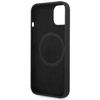 Guess GUHMP14MSBPLK iPhone 14 Plus/ 15 Plus 6.7" czarny/black hard case Silicone Logo Plate MagSafe