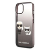 Karl Lagerfeld KLHCP14LTGKCK iPhone 14 Pro 6.1 "hardcase black / black Gradient Ikonik Karl &amp; Choupette