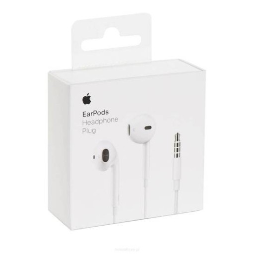 APPLE A1472 HEADSET EARPOD MNHF2ZM/A JACK 3.5MM BOX ORIGINAL SEAL