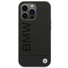 Etui BMW Leather Stamp na iPhone 14 Pro Max - czarne