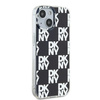 DKNY DKHCP15SHDLCEK iPhone 15 / 14 / 136.1" czarny/black hardcase IML Checkered Mono Pattern