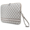 DKNY Sleeve DKCS16PVSHLE 16"             beżowy/beige Checkered Pattern Printed Stripes