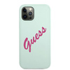 Guess GUHCP12LLSVSBF iPhone 12 Pro Max6,7" niebieski fuksja/blue fuschia hardcase Silicone Vintage