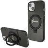 Guess GUHMP15SHRSGSK iPhone 15 / 14 / 13 6.1" czarny/black hardcase Ring Stand Script Glitter MagSafe