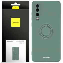 Spacecase Etui Silicone Ring Huawei P30 dark green