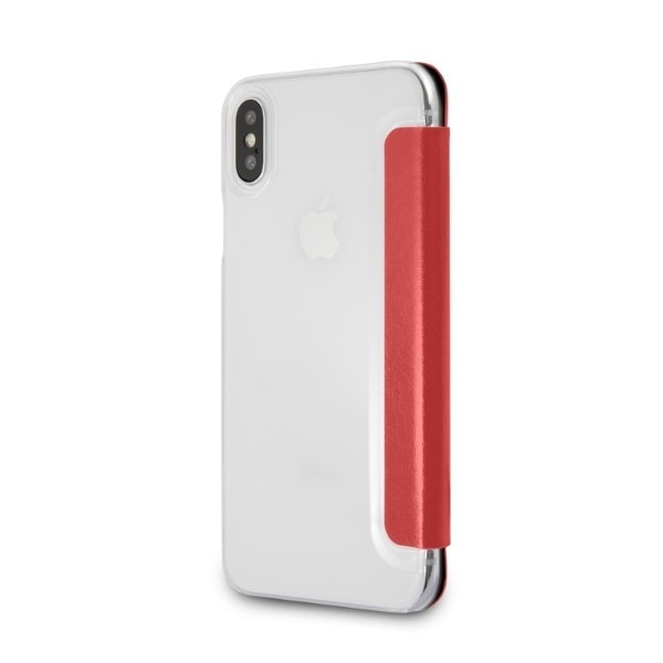 KARL LAGERFELD KLFLBKPXKSCORE IPHONE X/ XS BOOKCASE CZERWONY/RED KARL SPACE COSMONAUT