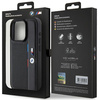 Etui BMW Perforated Tricolor Line na iPhone 15 Pro Max - czarne