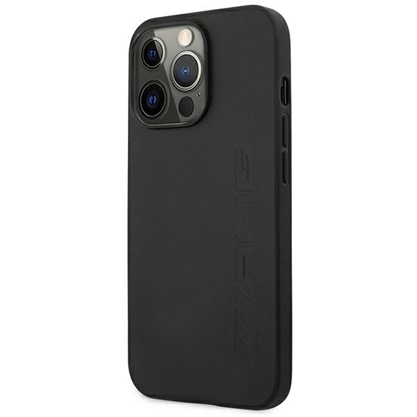 Etui AMG Leather Hot Stamped na iPhone 14 Pro Max - czarne
