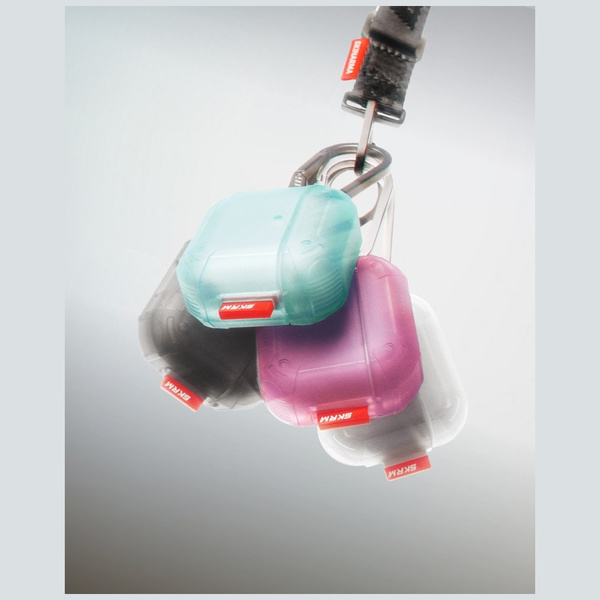 Etui Skinarma Mecha CE do AirPods 4      oliwkowy