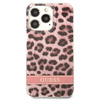 Guess GUHCP13XHSLEOP iPhone 13 Pro Max6,7" różowy/pink hardcase Leopard