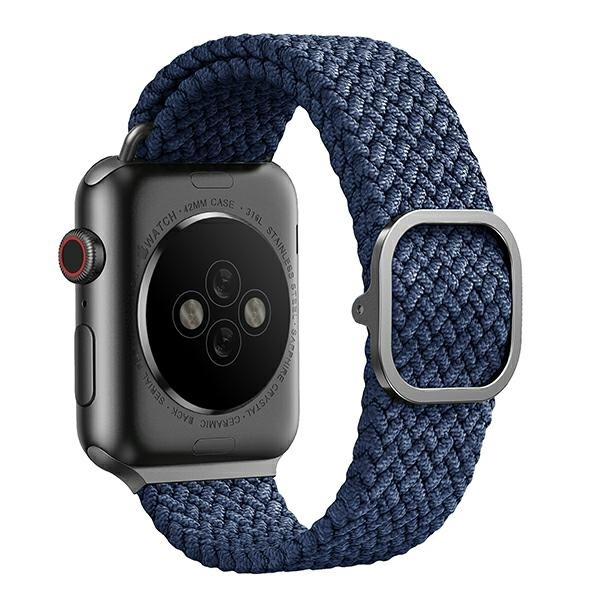 Pasek UNIQ Aspen Braided na Apple Watch 1/2/3/4/5/6/7/8/SE/SE2 40/38/41mm - niebieski