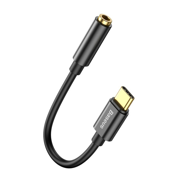 Baseus adapter L54 USB-C do jack 3,5 mm czarny