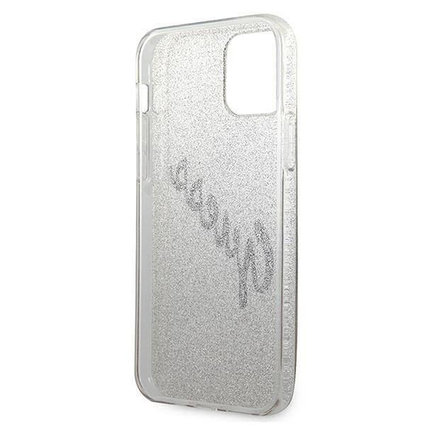 Guess GUHCP12SPCUGLSGO iPhone 12 mini5,4" złoty/gold hardcase Glitter Gradient Script