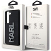 Karl Lagerfeld 3D Rubber Glitter Logo case for Samsung Galaxy S23 - black