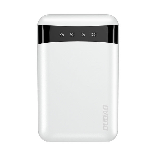 DUDAO PORTABLE USB POWER BANK 10000MAH WHITE (K3PRO MINI)