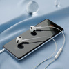 Baseus Encok H17 3.5mm minijack wired headphones white (NGCR020002)