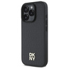 DKNY DKHMP16LPSHRPSK iPhone 16 Pro 6.3"  hardcase czarny/black Repeat Pattern Stack Logo MagSafe