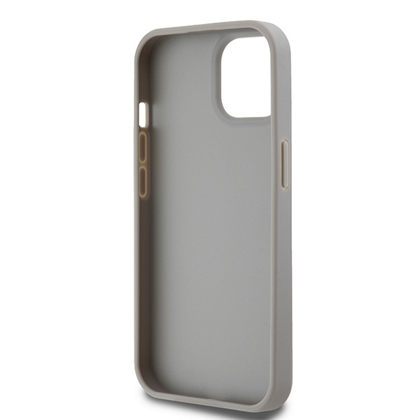 DKNY DKHCP15SPRTHSLE iPhone 15 / 14 / 136.1" beżowy/beige hardcase Leather Mono Stripe & Metal Logo