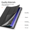 Dux Ducis Domo flip and smart sleep case for Samsung Galaxy Tab S9 - black