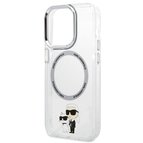 Karl Lagerfeld KLHMP13LHNKCIT iPhone 13 Pro 6.1" hardcase transparent Iconic Karl&Choupette Magsafe