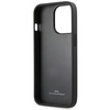Case BMW BMHCP14XSLLBK iPhone 14 Pro Max 6.7 "black / black Leather Stamp