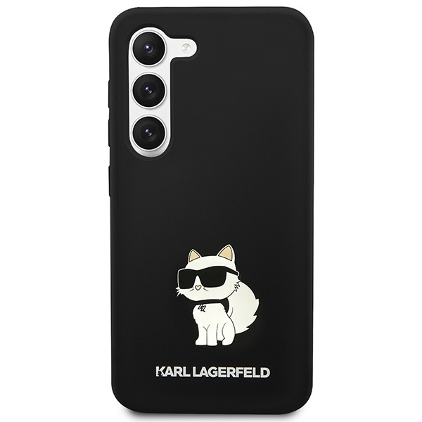 KARL LAGERFELD KLHCS23SSNCHBCK S23 S911 HARDCASE CZARNY/BLACK SILICONE CHOUPETTE