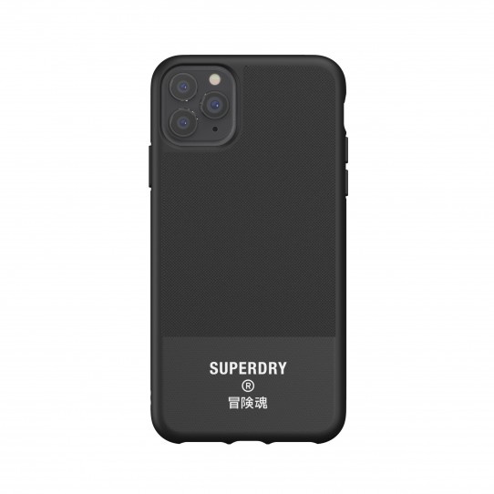 SUPERDRY MULDED CASE CANVAS IPHONE 11 PRO MAX BLACK