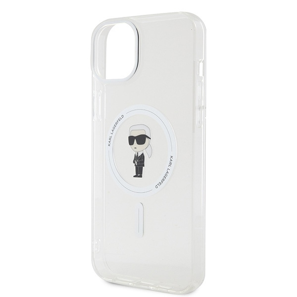 Karl Lagerfeld IML Ikonik MagSafe case for iPhone 15 Plus - black