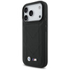 Etui BMW M Quilted Logo MagSafe do       iPhone 17 Pro czarny