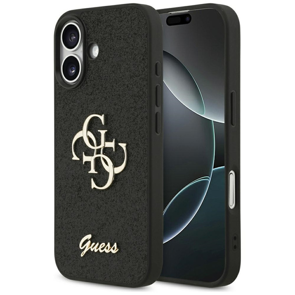 Etui Guess 4G Circle Classic Logo        MagSafe do iPhone 17 Pro Max czarny