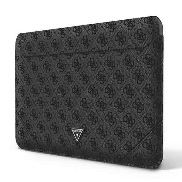 Guess Sleeve GUCS14P4TK 14"czarny/black 4G Uptown Triangle logo