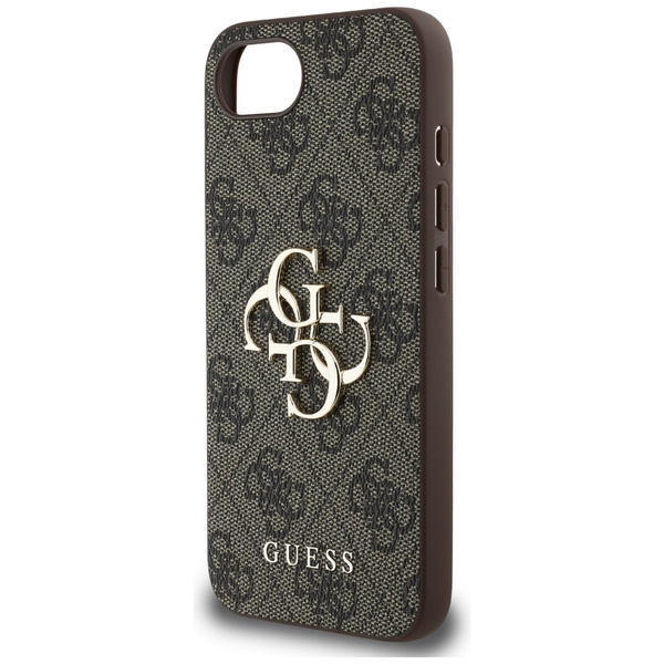 Etui Guess 4G Big Logo do iPhone 16e     brązowy