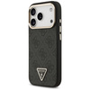 Etui Guess 4G Triangle Logo MagSafe do   iPhone 17 Pro czarny złoty