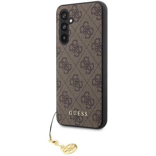 Guess GUHCS23FEGF4GBR S23 FE S711brązowy/brown hardcase 4G Charms Collection