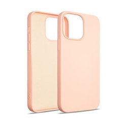 Beline Etui Silicone iPhone 14 Pro Max 6,7" różowo-złoty/rose gold