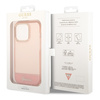 Guess GUHCP14LHGCOP iPhone 14 Pro6,1" różowy/pink hardcase Translucent