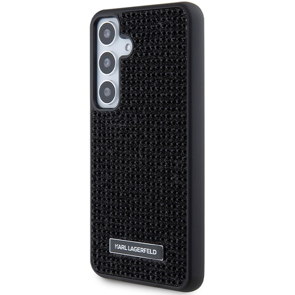 Etui Karl Lagerfeld Rhinestone Metal Logo na Samsung Galaxy S24 - czarne
