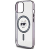 Etui Karl Lagerfeld IML Choupette's Head MagSafe do iPhone 15 Plus - przezroczyste