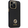 Guess GUHCP13XM4DGPK iPhone 13 Pro Max6.7" czarny/black hardcase Silicone Logo Strass 4G